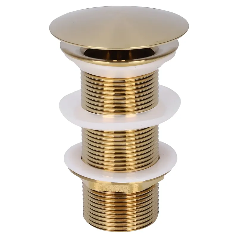 Differnz afvoerplug always open | L | mat goud | 72mm Flitsaanbieding