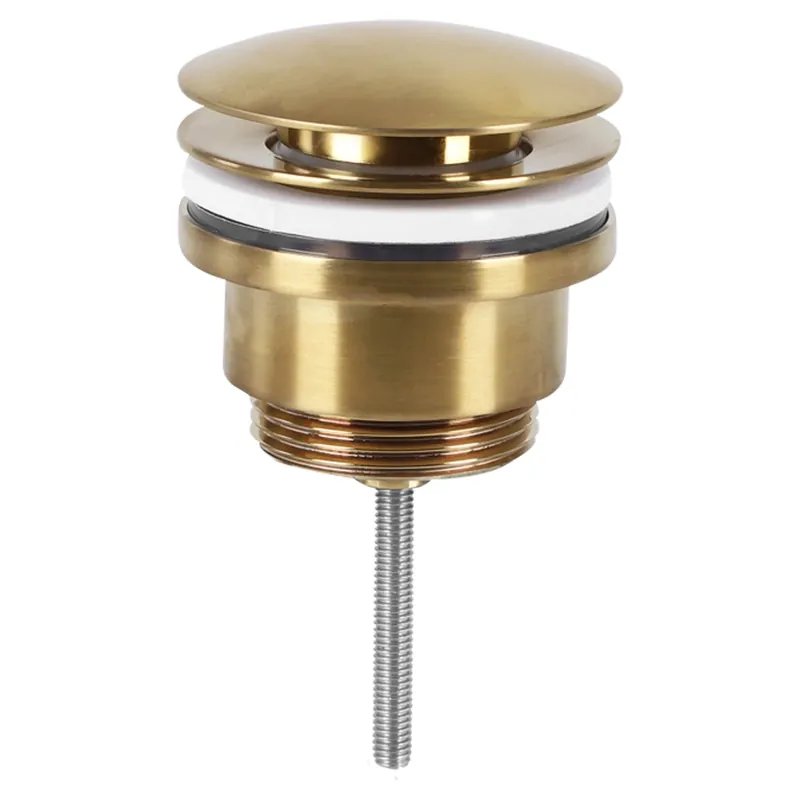 Differnz afvoerplug pop up | design | mat goud | 63mm Korting