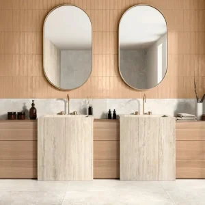 Actieprijs Ragno Realstone Travertino RCPZ Vloertegel 750X750 Cross Beige 9Mm Mat Ret.R9