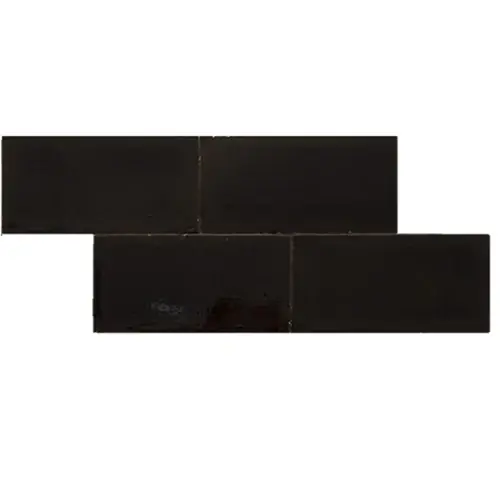 Weekendaanbieding Terre d'Azur Terre-Spatula-Lucido Nero Lucido 10x20 cm