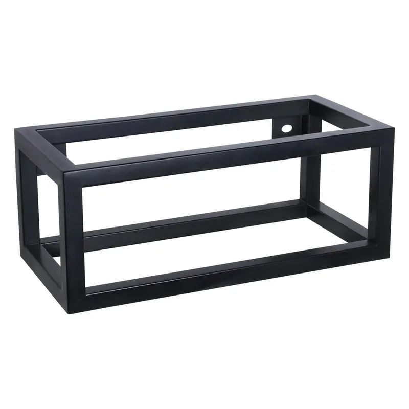 Nu Kopen Differnz handdoekhouder voor fontein | mat zwart | 38.5 x 18.5 x 15.5 cm