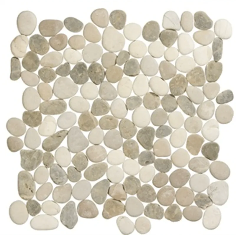 Goedkoop Terre d'Azur Stone Pebbles Mix Beige 30x30 cm