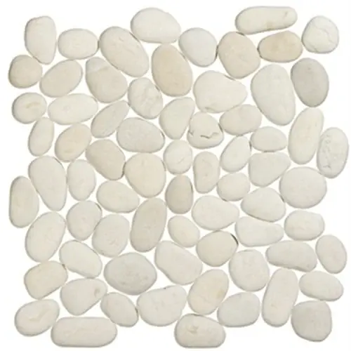 Terre d'Azur Stone Pebbles White 30x30 cm Aanbieding