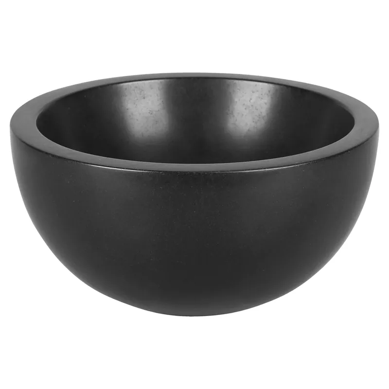 Voordeelprijs Differnz Boomer waskom keramiek | zwart | Ø 20 x 10 cm