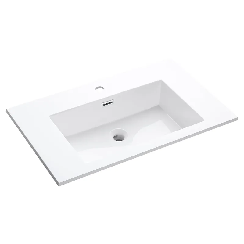 Direct Verzonden Differnz Industrial wastafel | wit | 75 x 46 cm