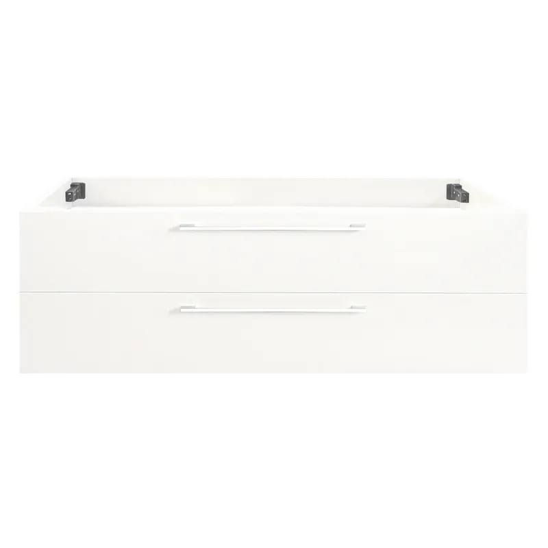 Goedkoop Differnz Somero onderkast 2 lades | hoogglans wit | 120 cm