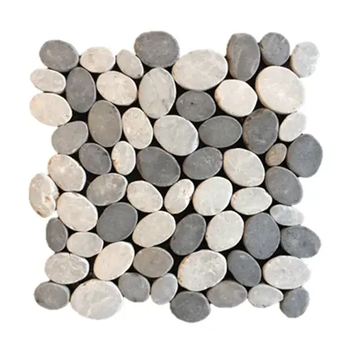 Terre d'Azur Stone Ovale Grey Mix 30x30 cm Fabrieksprijs