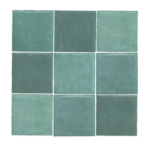 Premium Terre d'Azur Maroc Vert Mix 11.5x11.5 cm