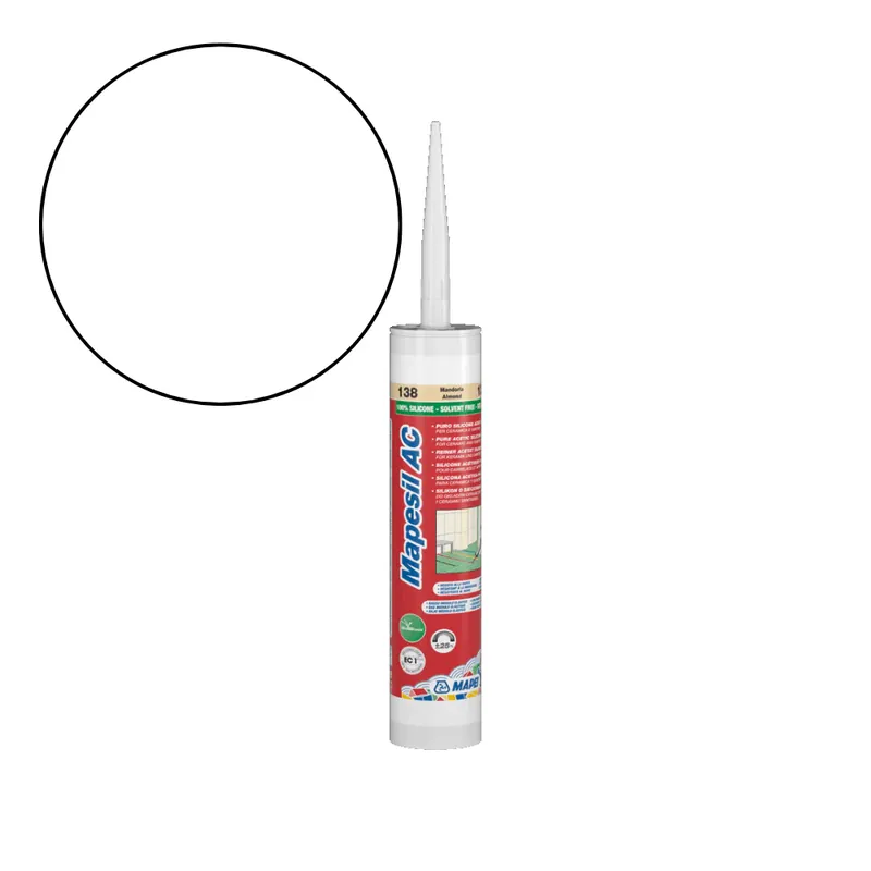 Laatste Versie Mapei Mapesil AC - 100 Witte Siliconenkit