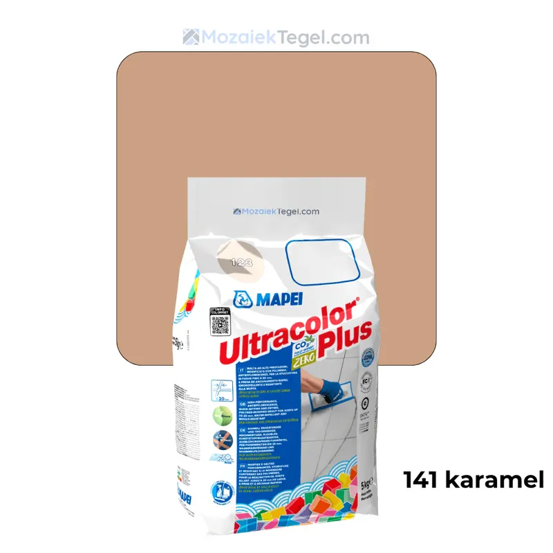 Mapei | Ultracolor Plus | 141 Karamel | Cementgebonden | Voegmiddel | 5KG Favoriet