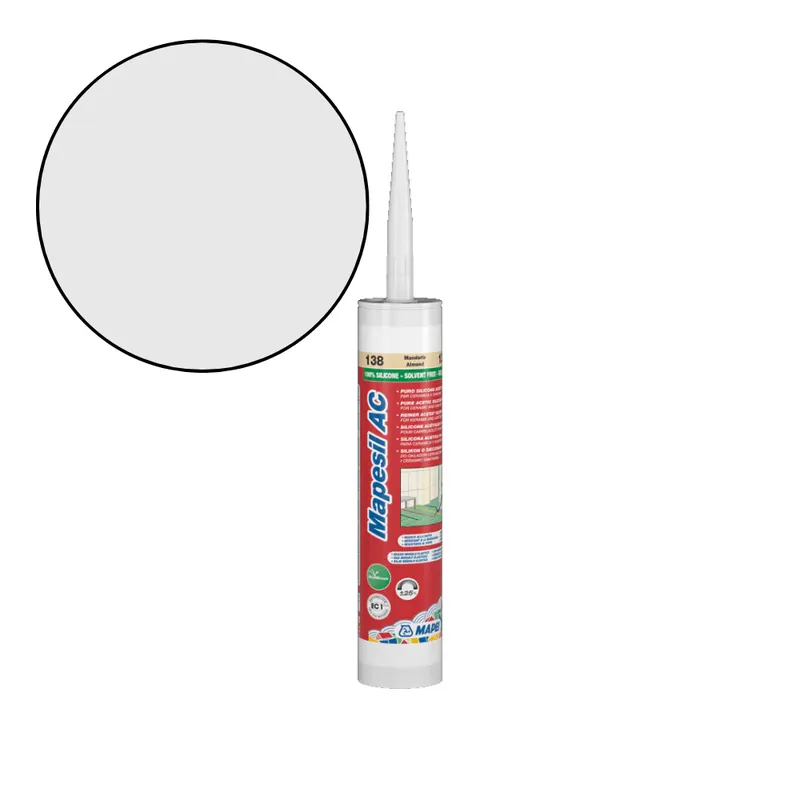 Mapei Mapesil AC - 111 Zilvergrijze Siliconenkit Snelle Levering