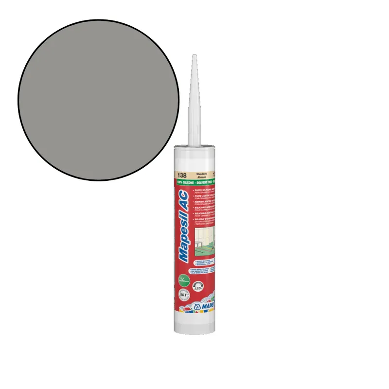 Tijdelijk Beschikbaar Mapei Mapesil AC - 112 Medium Grijze Siliconenkit