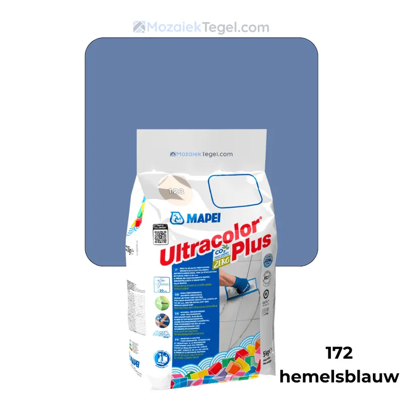 Exclusieve Aanbieding Mapei | Ultracolor Plus | 172 Hemelsblauw | Cementgebonden | Voegmiddel | 5KG