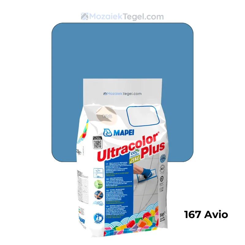 Beperkt Aanbod Mapei | Ultracolor Plus | 167 Avio | Cementgebonden | Voegmiddel | 5KG