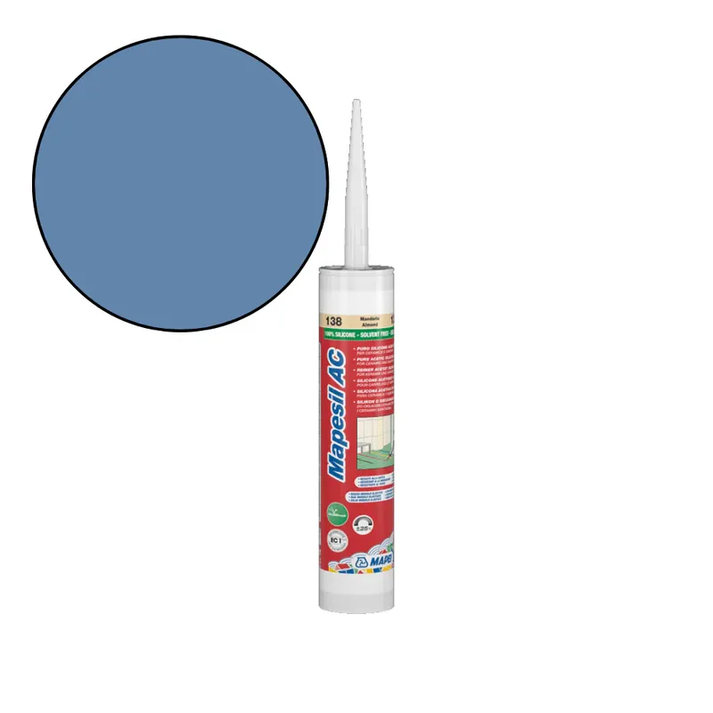 Flitsaanbieding Mapei Mapesil AC - 168 Cerlulean Siliconenkit