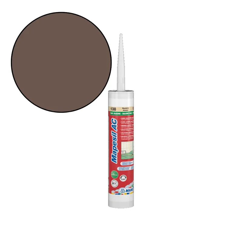 Populair Mapei Mapesil AC - 136 Modder Siliconenkit