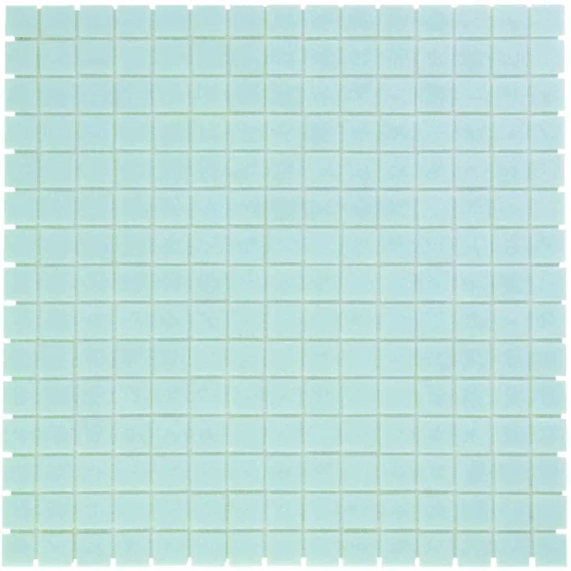 The Mosaic Factory Amsterdam Mozaiek Tegel Vierkant - Licht Blauw Glas Basic 322x322 mm Merkproduct