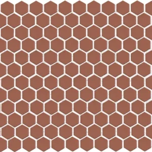 Betrouwbaar The Mosaic Factory HM23012 Terra Cotta Matt R11 | Hexagon