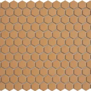 Laatste Versie The Mosaic Factory Mozaiek Tegel Hexagon - Tuscany Gold Matt R11