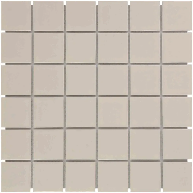 Merkproduct The Mosaic Factory Barcelona Mozaiek Tegel Vierkant - Cream Porselein Geglazuurd 309x309 mm - Originele artikel