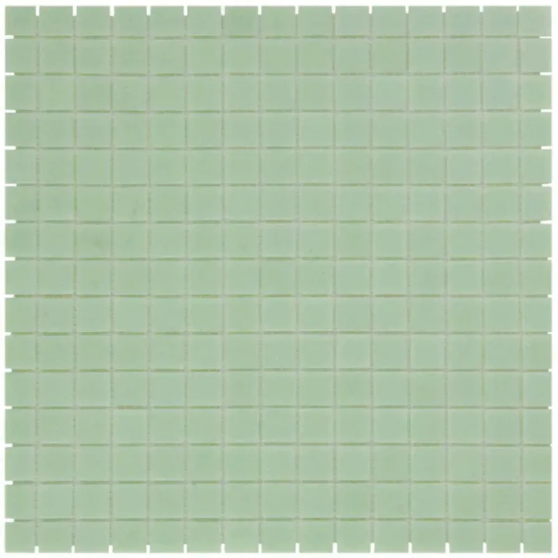 The Mosaic Factory Amsterdam Mozaiek Tegel Vierkant - Ultra Licht Groen Glas Basic 322x322 mm Rechtstreeks Van De Fabrikant