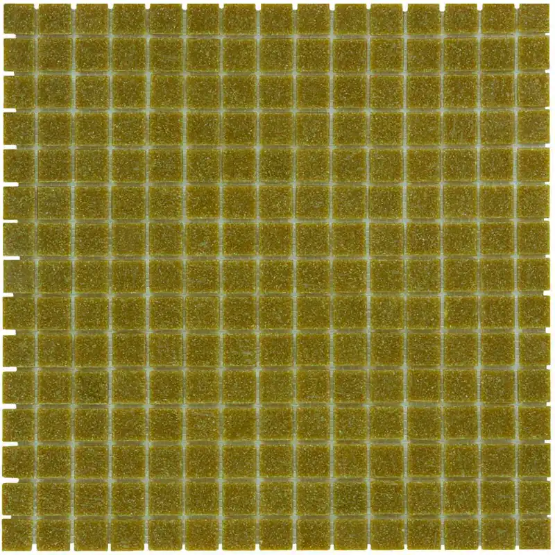 Merkproduct The Mosaic Factory Amsterdam Mozaiek Tegel Vierkant - Licht Bruin Glas Basic 322x322 mm
