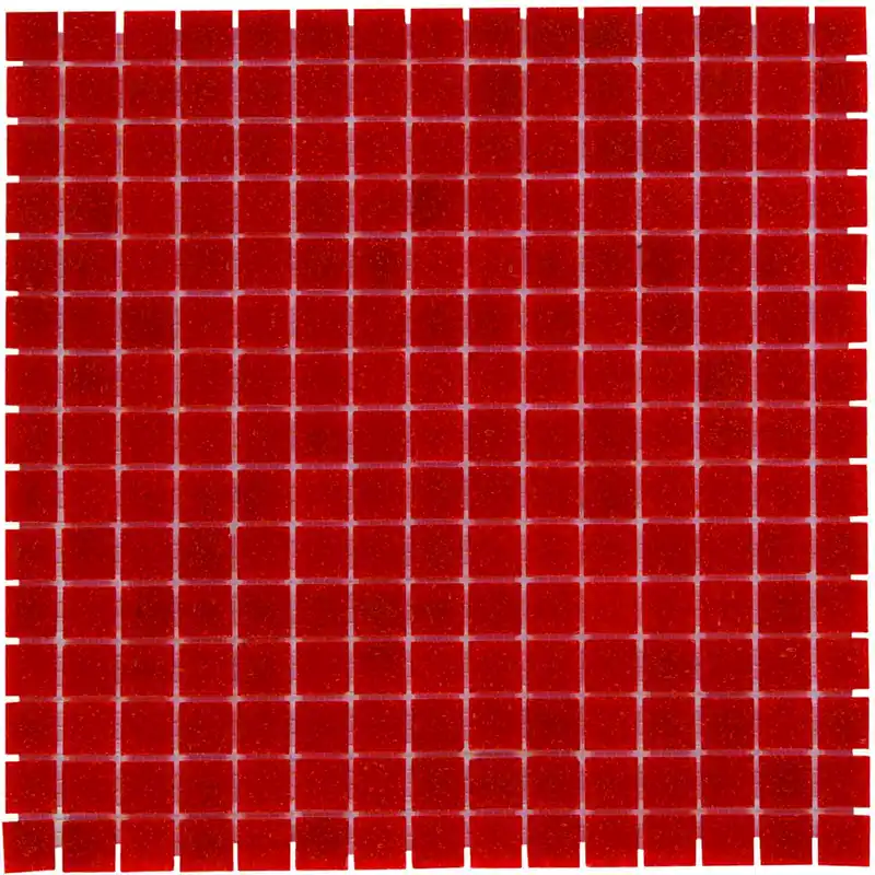 The Mosaic Factory Amsterdam Mozaiek Tegel Vierkant - Aardbei Rood Glas Basic 322x322 mm Flitsaanbieding