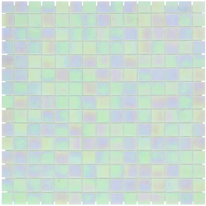 The Mosaic Factory Amsterdam Mozaiek Tegel Vierkant - Off white Glas Parelmoer Serie 322x322 mm Beste Prijs