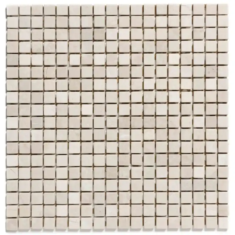 The Mosaic Factory Natural Stone Mozaiek Tegel Vierkant - Botticino Anticato Marmer Natural 305x305 mm Op = Op