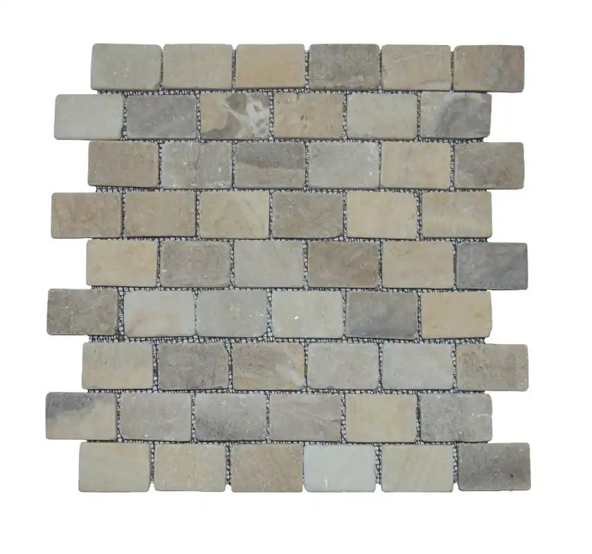 Stabigo Parquet Y 3,2x4,8 onyx/sunset yellow tumble 30x30 cm Fabrieksprijs
