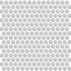 Mozaïek tegels Penny Zilver 29,1x31,5 - Rond Wand en vloer Geglazuurde porseleinen steengoed Express Levering