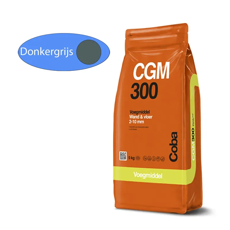 Must-Have Coba CGM 300 Voegmiddel Donkergrijs 5KG vloer en wand
