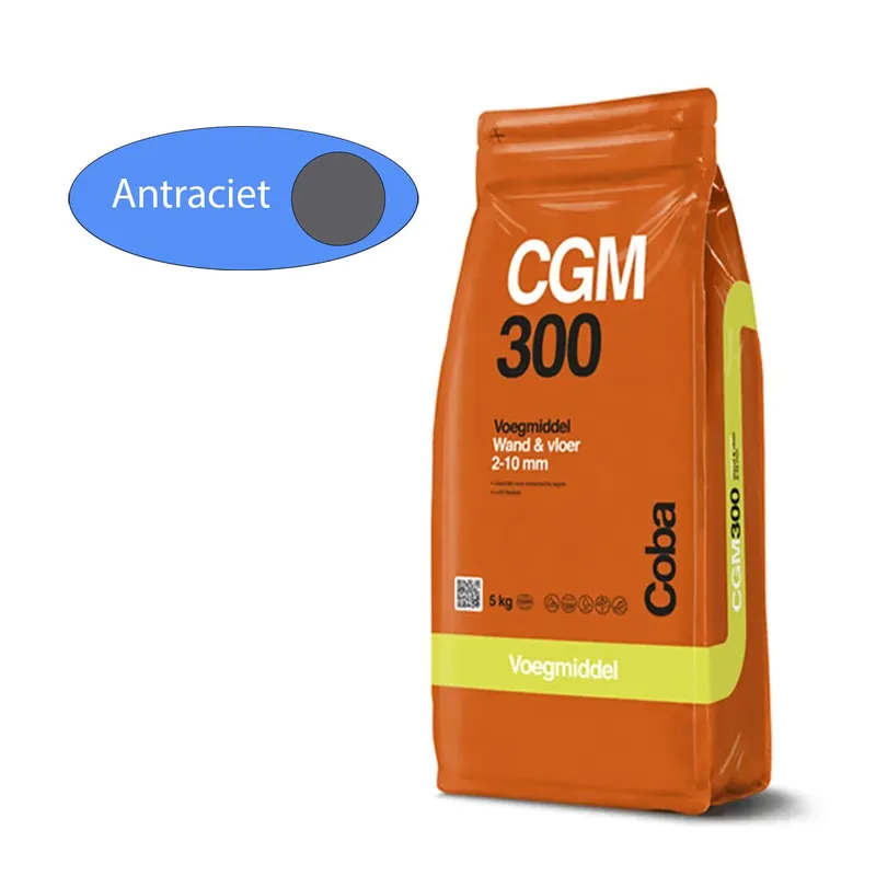 Coba CGM 300 Voegmiddel Antraciet 5KG vloer en wand Speciale Aanbieding