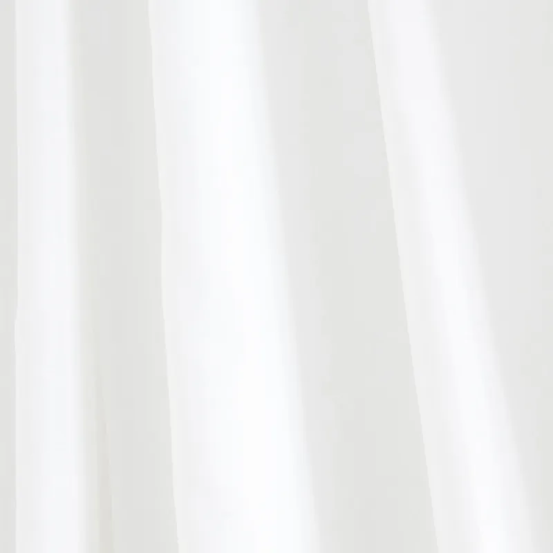 Laatste Versie Differnz Color douchegordijn 100% polyester - verzwaarde onderzoom - 180 x 200 cm - wit