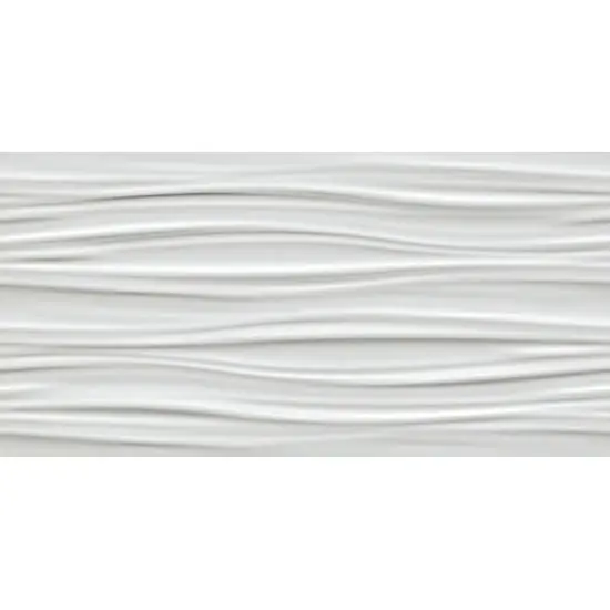 Bestel Nu Atlas Concorde 3D Wall Design 8SBW wandtegel 40x80cm 10mm mat rect. ribbon white