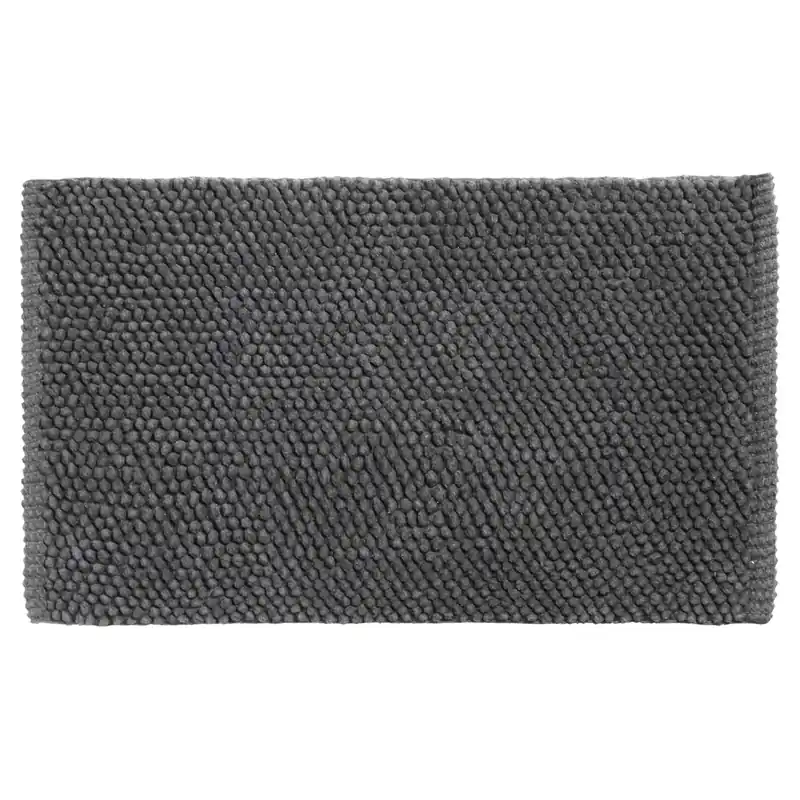 Koop Online Differnz Popcorn badmat 100% katoen - geschikt voor vloerverwarming - 50 x 80 cm - antraciet