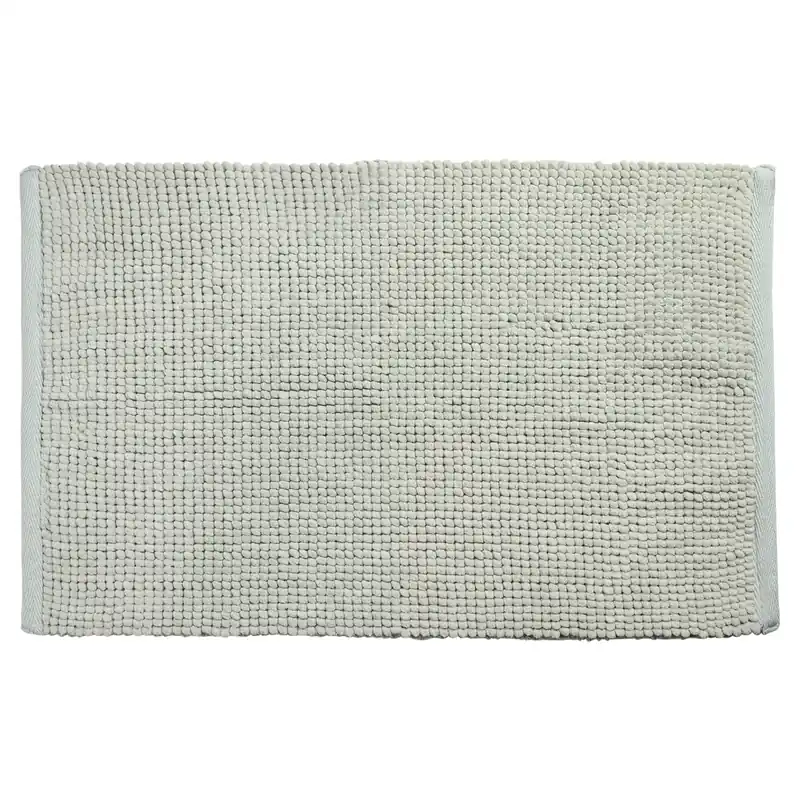 Differnz Candore badmat 100% microfiber - geschikt voor vloerverwarming - 50 x 80 cm - licht groen Dagaanbieding
