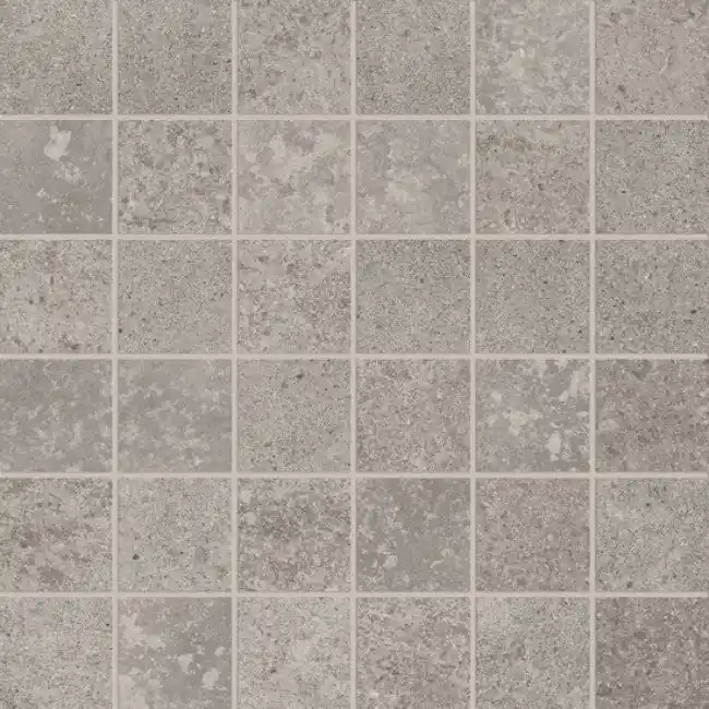 Mozaïektegel Abk Imoker Unika UKR09151 WAMoz.300X300 Grey 9mm Mat Ret.F:050X050 Merkproduct