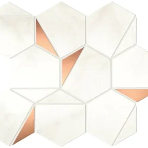 Mozaïektegel Atlas Concorde Marvel Shine A4WT WAmozaiek 25,1x29cm 8,5mm glans rect cala. delicat Rechtstreeks Van De Fabrikant