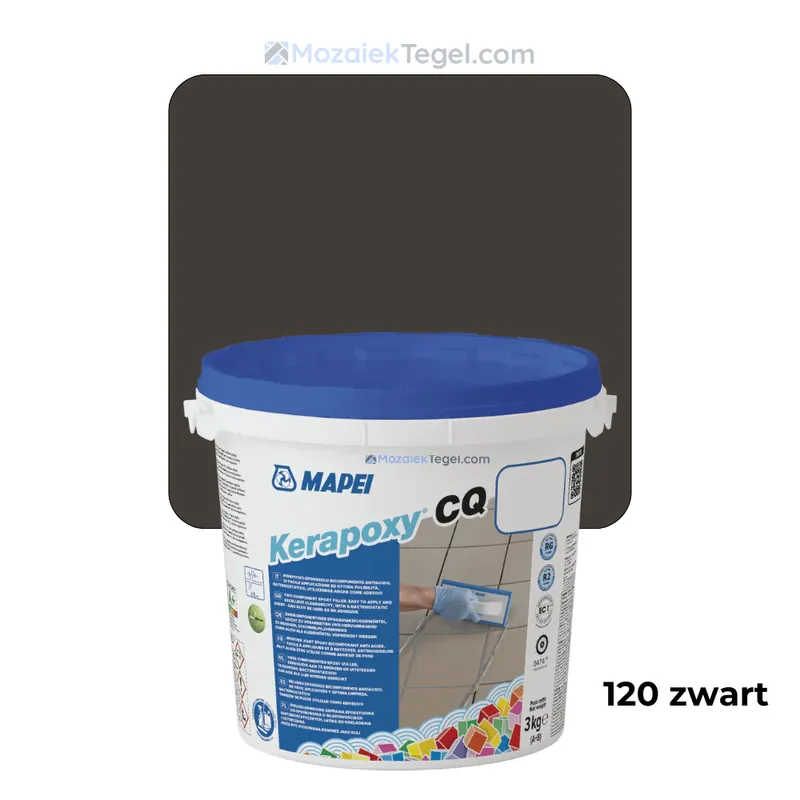 Mapei | Kerapoxy Easy Design | 120 Zwart | Voegmiddel Nieuw