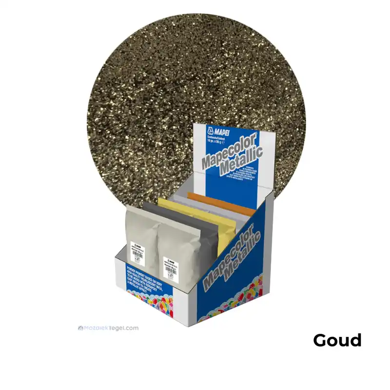 Op = Op Mapei | Mapeglitter | Goud | Voegmiddel Mengsel | 100 gram