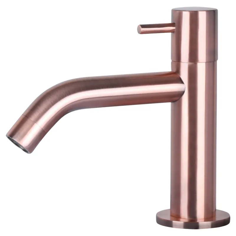 Differnz koudwaterkraan gebogen - rood koper Merkproduct