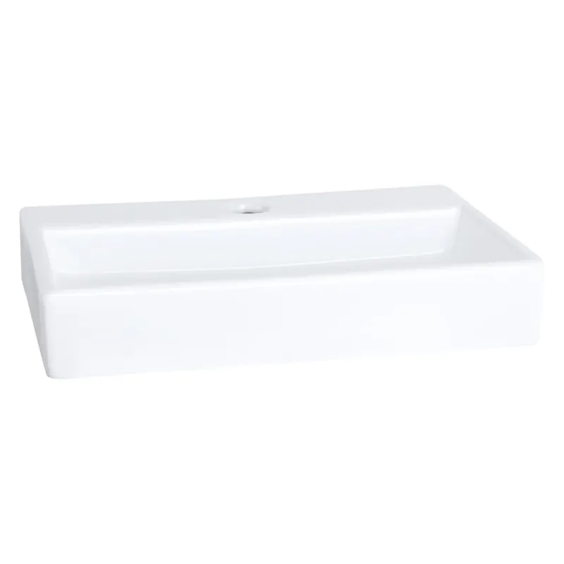 Differnz Flat Small fontein keramiek - 38 x 24 x 7 cm - wit Direct Beschikbaar