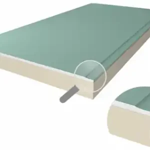 PIR + Gips WR AK 2600x600x20mm+12,5mm Rd:0.91 (=1,56 m²) Laatste Versie
