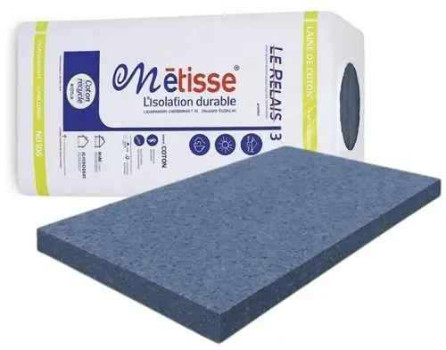 Laatste Kans Metisse katoenvezelplaten 1200x600x120mm Rd:3.05 5pl/pak (=3,60 m2)