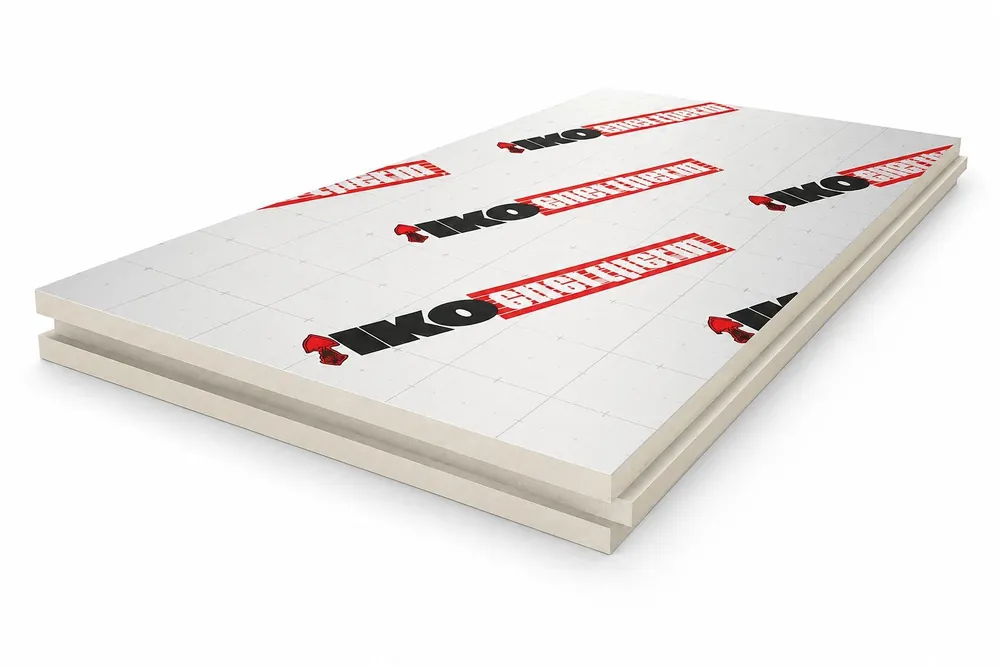 Premium IKO PIR 2-zijdig aluminium T&G 1200x600x100mm Rd:4,50 (=0,72m²)