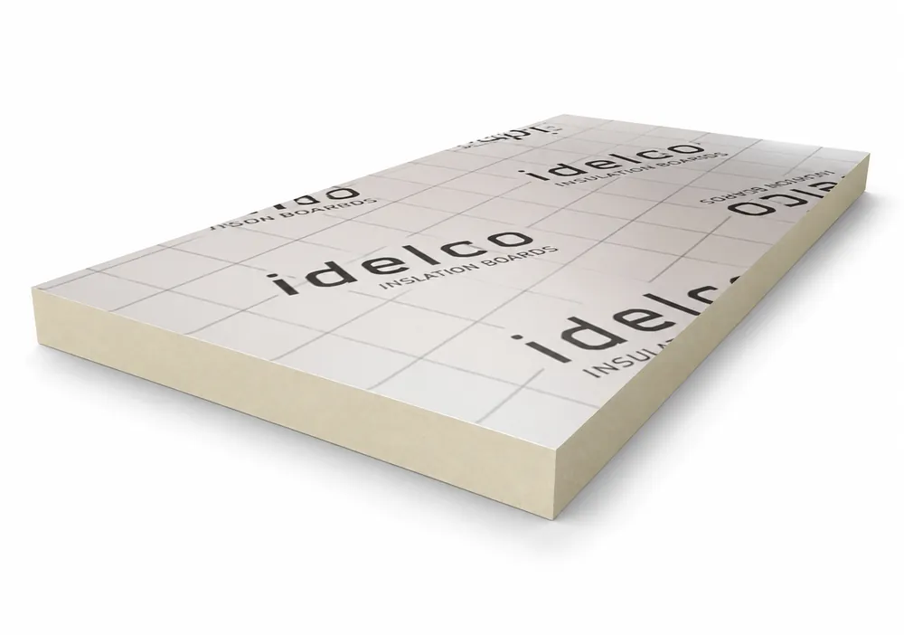 Idelco PIR 2-zijdig aluminium 1200x600x140mm Rd:6.35 (=0,72 m²) Nieuw
