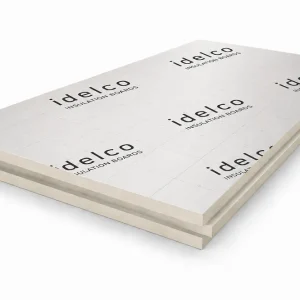 Idelco PIR 2-zijdig aluminium T&G 1200x600x120mm Rd:5.45 (=0,72m²) Gereduceerde Prijs