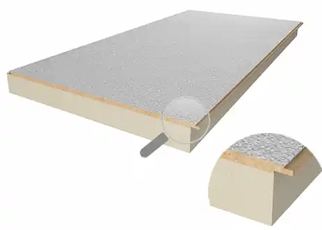PIR + Agnes dak & zolderplaten wit stuc 1300x600x80+12mm Rd:3,60 (=0,78m²) Populair