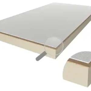 PIR + Agnes plafondplaten wit linnen 1200x600x30+12mm Rd:1.35 (=0,72m²) Alleen Vandaag